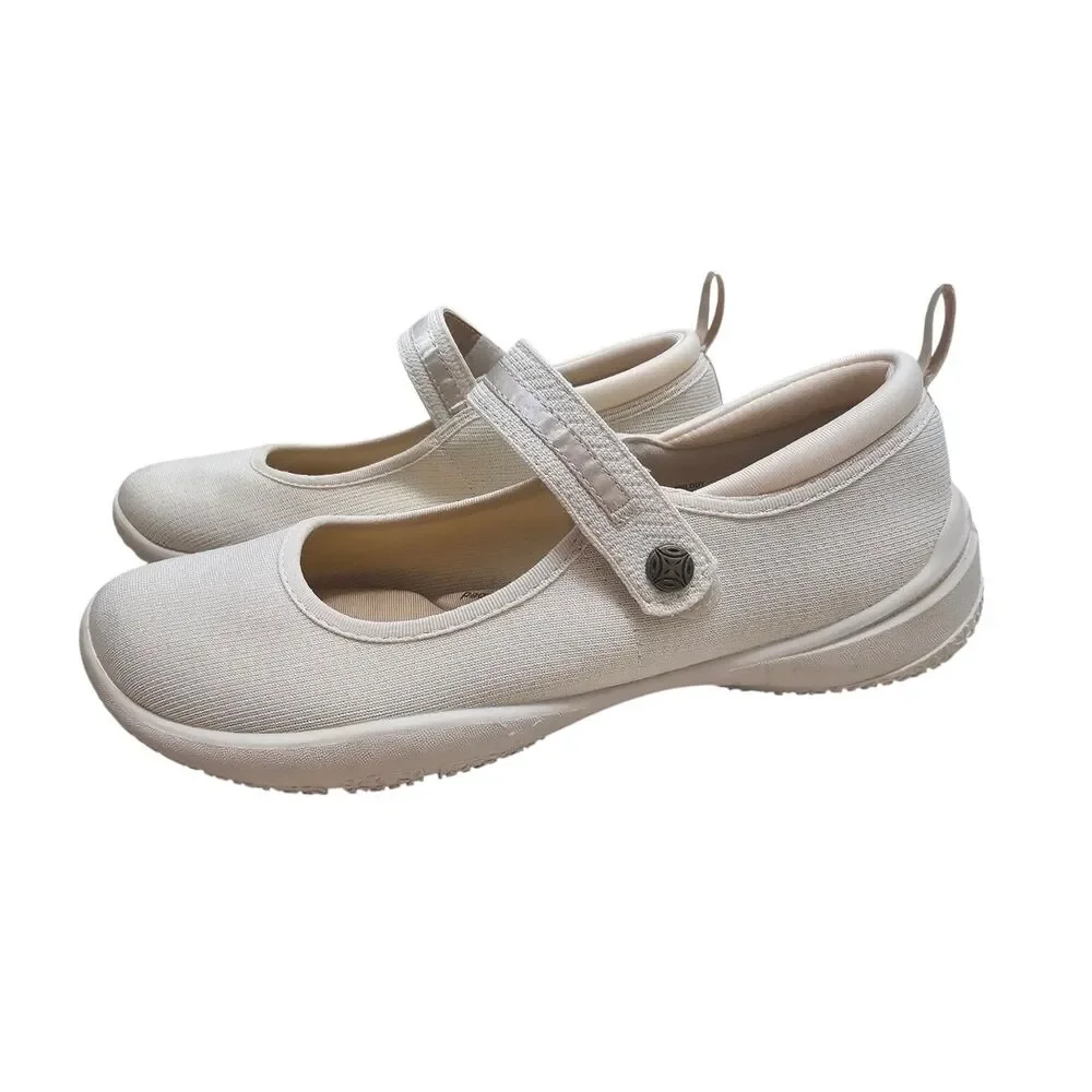JSport Melody Cream Mary Jane Casual Comfort Shoe 7.5
